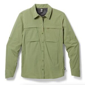 REI | Co-Op Sahara Long-Sleeve Solid Shirt - Sage Green - Medium